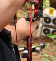 Bow hand placement compound